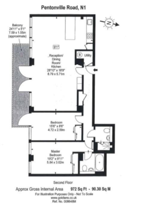 런던 Luxurious Flat Sunny, Quiet, Design, Lift, Balcony 아파트 외부 사진